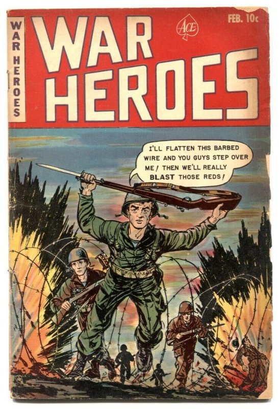 War Heroes #7 1953- Ace Korean War comic G
