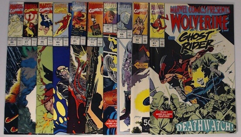 Lot of 10 Marvel Comics Presents Wolverine & Ghost Rider (Marvel)