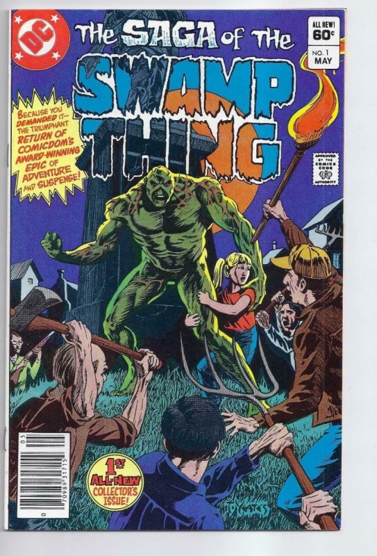 SAGA OF THE SWAMP THING #1, FN, Bernie Wrightson, DC 1982  more DC in store