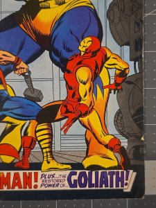 The Avengers #51 Hank Pym—Goliath Cover — Silver Age (Marvel Comics Apr-1968)