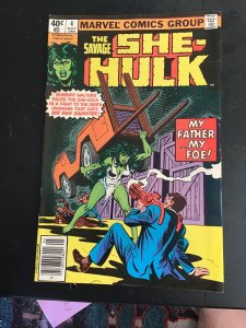 The Savage She-Hulk #4 (1980) My Father’s Foe! High-Grade! VF+ Wow!