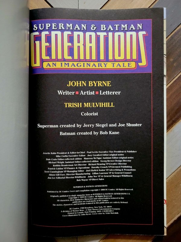 Superman & Batman: Generations I (DC 2000) TPB 1st Print J. Byrne Elseworlds 9.0
