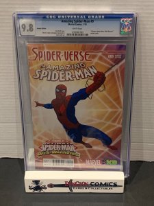 Amazing Spider-Man Vol 3 # 9 Web Warriors 1:25 Variant Cover CGC 9.8 2015 [GC36]