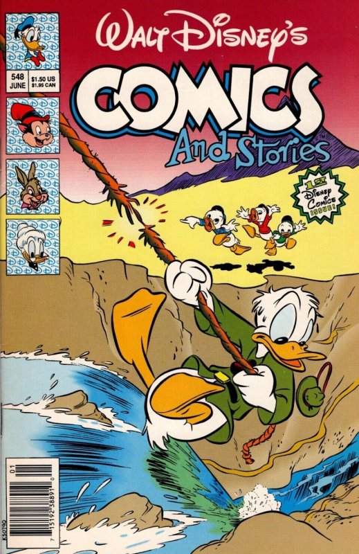 Walt Disney's Comics and Stories #548 (Newsstand) FN ; Disney | Donald Duck