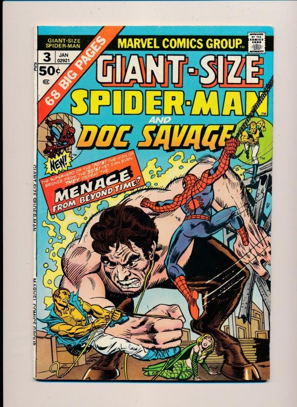 Marvel Comics 1975 SPIDER-MAN & DOC SAVAGE FINE+ (HX729)