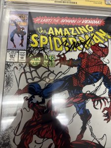 Amazing Spider-Man (1992) # 361 (CGC 9.6 SS) Signed Sketch Mark Bagley * 1st