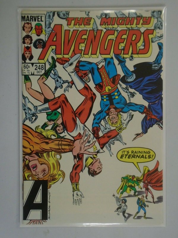 Avengers #248 featuring the Eternals Direct edition 5.0 VG FN (1984 1st Series)