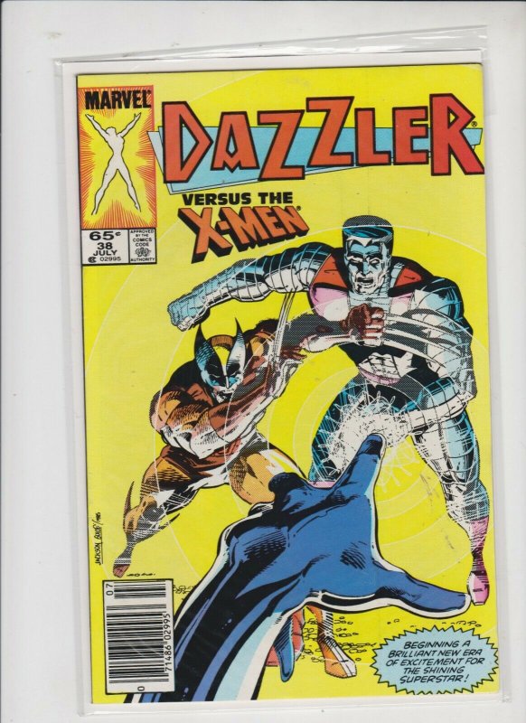 DAZZLER VS. THE X-MEN #38 [ LOT OF 2 ] 1985 MARVEL / HIGH QUALITY / NEVER READ