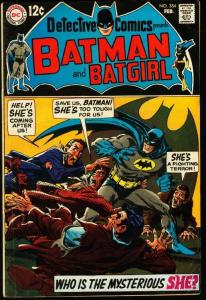 DETECTIVE COMICS #384-BATMAN AND BATGIRL VG/FN