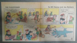 (48/52) The Flintstones Sunday Pages by Hanna-Barbera from 1969 Third Size Page
