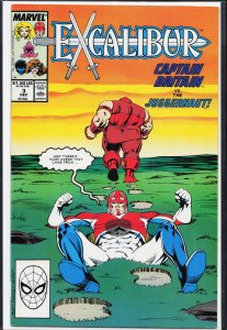 Excalibur #3 (1988) Excalibur
