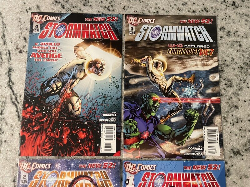 4 Stormwatch DC Comic Books # 1 2 3 4 Superman Batman Flash Atom 39 J854