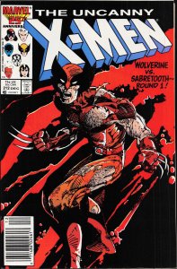 The Uncanny X-Men #212 Newsstand Edition (1986) X-Men