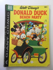 Walt Disney's Donald Duck Beach Party #5 (1958) VG- Condition pencil bc