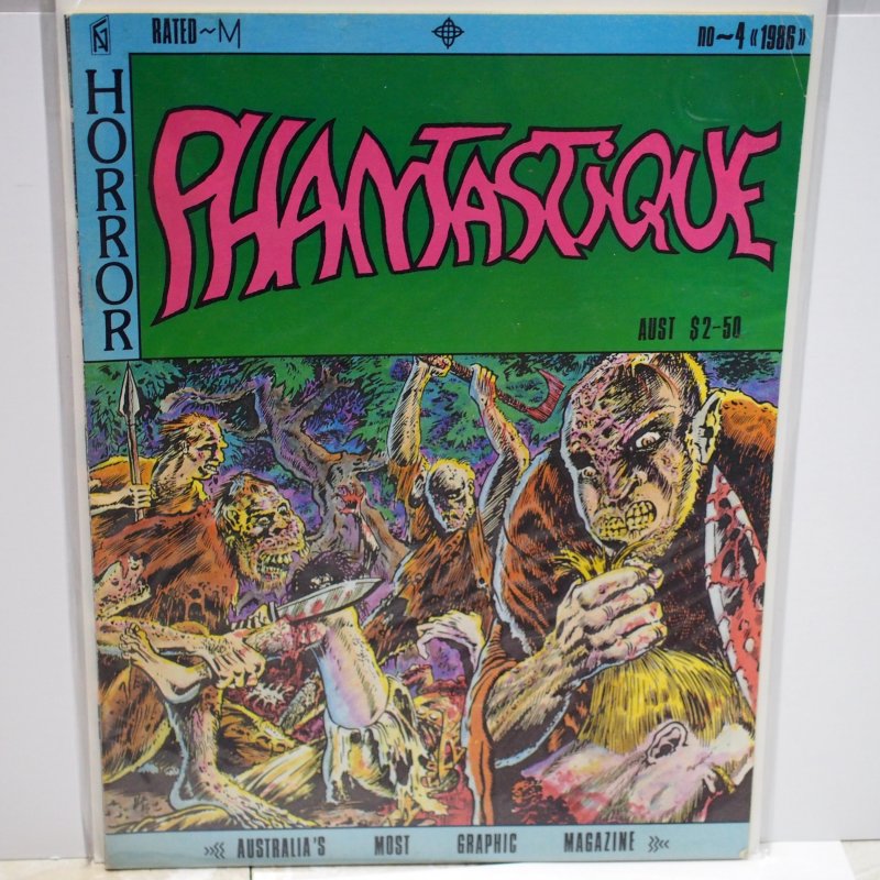 Phantastique Horror Magazine #4 1986 Very Fine