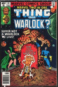 Marvel Two-in-One #63 (1980) Warlock