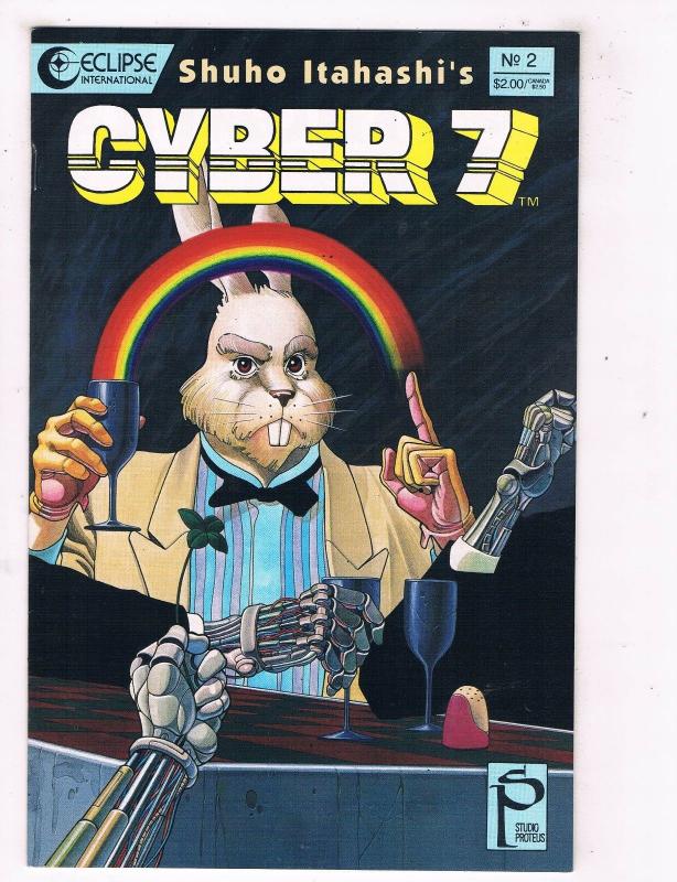 Cyber 7 #2 VF/NM Eclipse Comics Comic Book Itahashi 1989 DE47 AD33