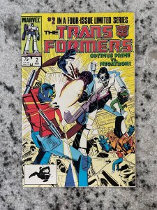 Transformers # 2 NM Marvel Comic Book Limited Series Optimus Prime Megatron CM65