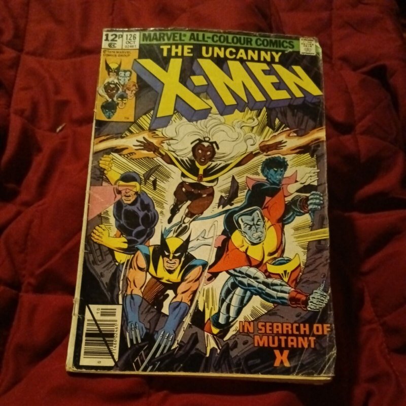 The Uncanny X-Men 126 1st APPEARANCE PROTEUS 1979 bronze age byrne art uk pence