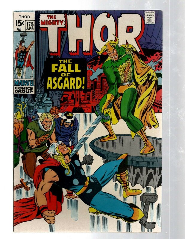 Mighty Thor # 175 VF Marvel Comic Book Loki Odin Asgard Sif Avengers Hulk RB8