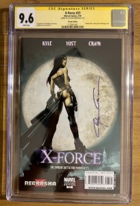 X-Force 23 Variant Edition Clayton Crain Underworld CGC SS 9.6 • Signed By Crain