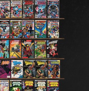 Huge Lot 160+ Comics with Captain America, Iron Man, Daredevil & More!