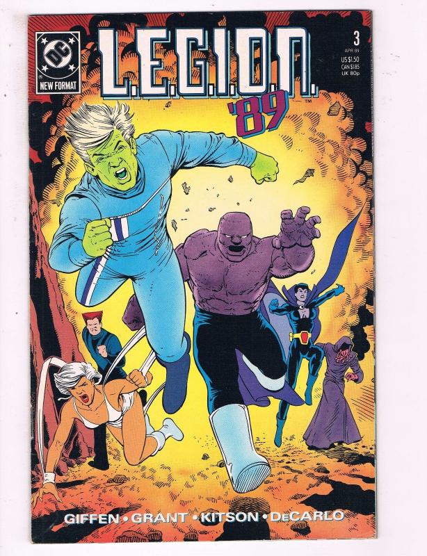 Legion 89 #3 VF DC Comics Comic Book Giffen Grant DE13