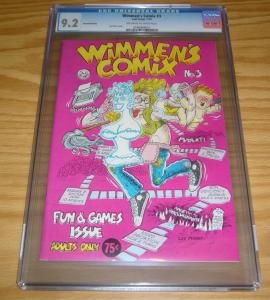 Wimmen's Comix #3 CGC 9.2 lee marrs - highest graded underground comix last gasp 