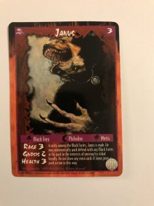 JANUS : RAGE LEGACY of the TRIBES Character CCG Werewolf Card; White Wolf TCG