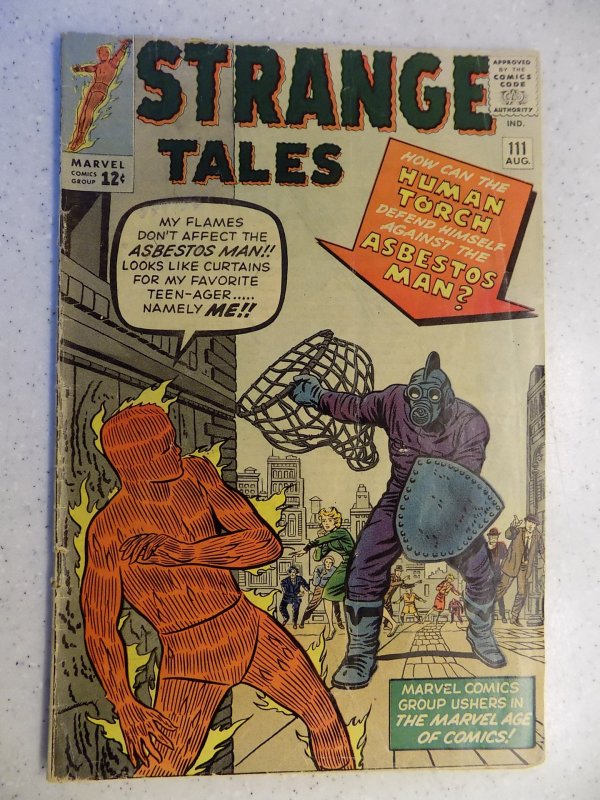 STRANGE TALES # 111 MARVEL SILVER SECOND DR. STRANGE TORCH