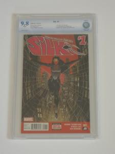 Silk #1, CBCS 9.8; 1st self-titled series! 1st Appearance by Dragonclaw!!