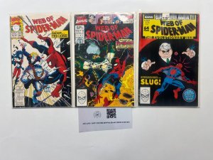 3 Web Of Spiderman Marvel Comic Books # 4 6 9 Thor Avengers Defenders 60 SM10