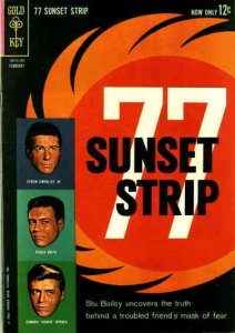 77 Sunset Strip (Gold Key) #2 FN ; Gold Key | February 1953 Roger Smith