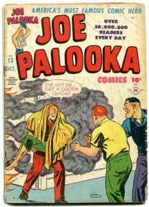 JOE PALOOKA #13 1947-HARVEY COMICS-HAM FISHER-BLACK CAT FR/G