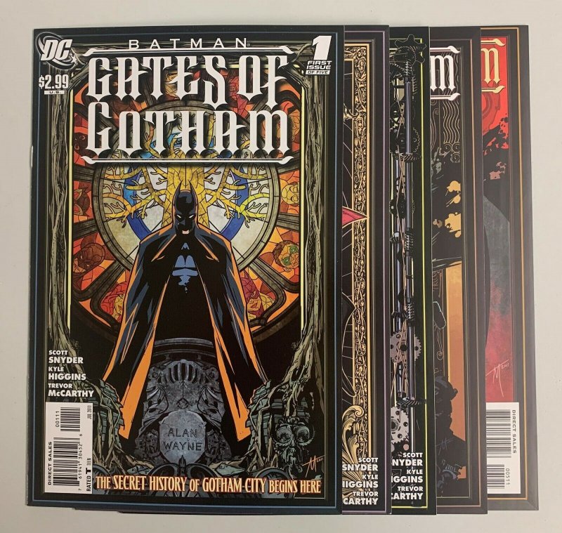 Batman Gates Of Gotham #1-5 Set (DC 2011) Trevor McCarthy Scott Snyder (8.5+) 