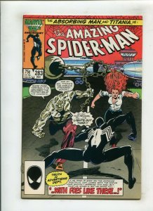 AMAZING SPIDER-MAN #283 (9.2) BLACK COSTUME!! 1986 