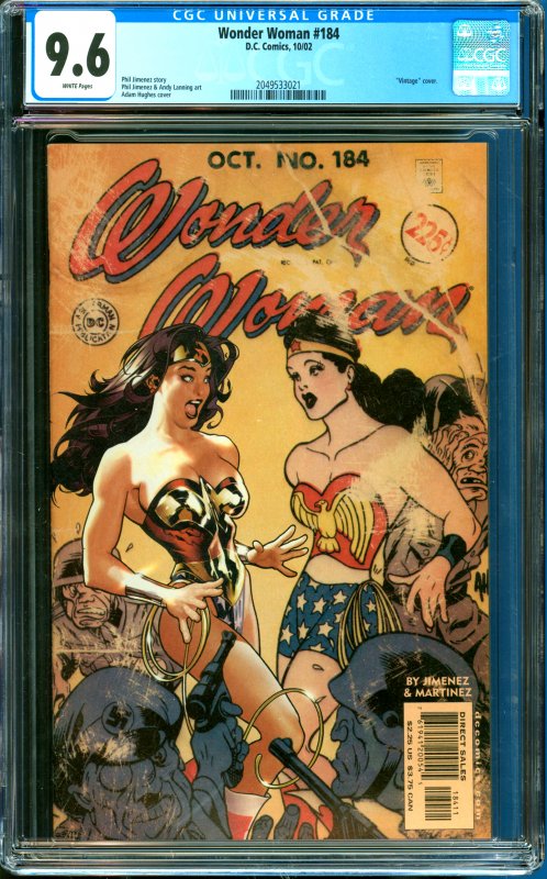 Wonder Woman #184 CGC Graded 9.6