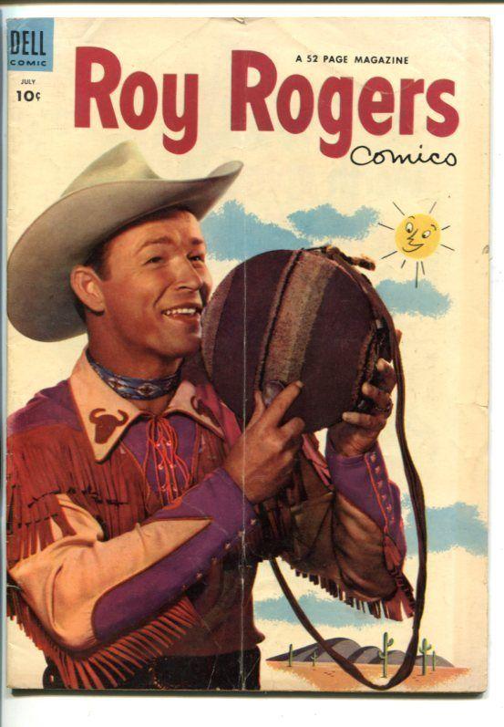 ROY ROGERS #67-1953- PHOTO COVER-KING OF THE COWBOYS-vg