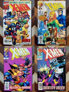 X-MEN #70, 71, 72, 73 (Marvel 1997) HI GRADE Pacheco Art MARROW, WOLVERINE, CYKE