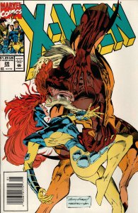 X-Men #28 Newsstand Cover (1991-2001) Marvel Comics