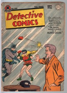 Detective # 115 1946-DC-Batman-Boy Commandos-Lee Harris-G/VG