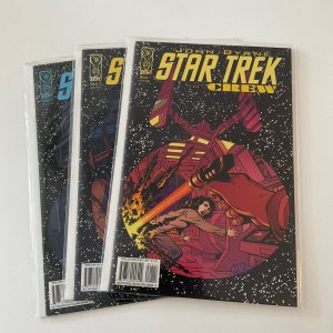 Star Trek Crew 1 2 3 Lot Run Set Near Mint Nm IDW