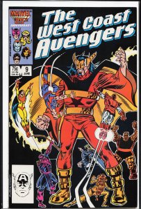 West Coast Avengers #9 (1986) West Coast Avengers / Avengers West Coast