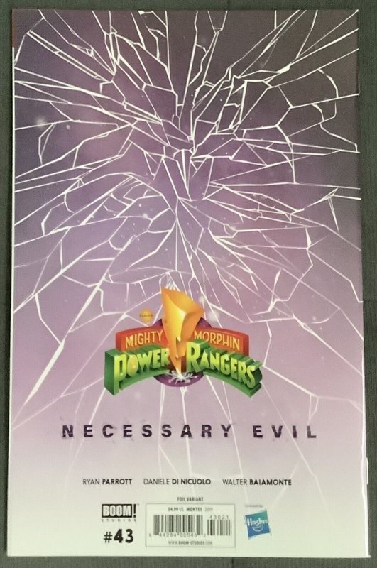 Mighty Morphin Power Rangers #43 Foil Montes Variant (2019, Boom! Studios) NM/MT