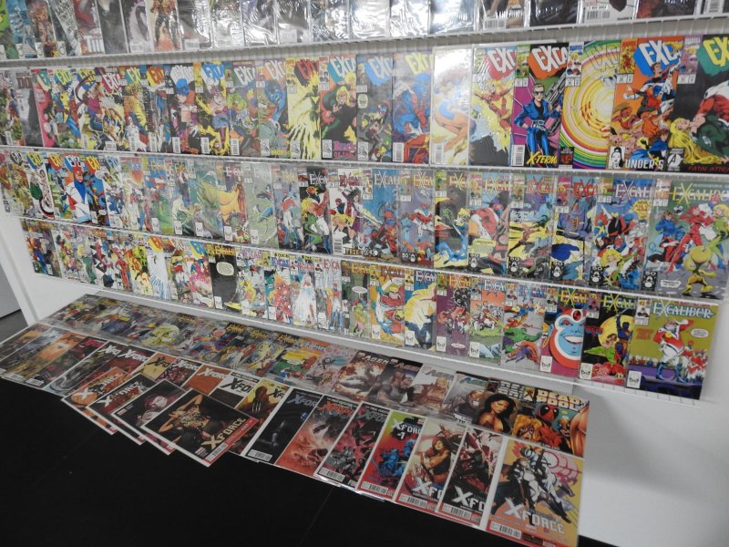 Huge Lot 150+ Comics W/ Iron Man, Excalibur, X-Force, +More! Avg FN/VF Condition