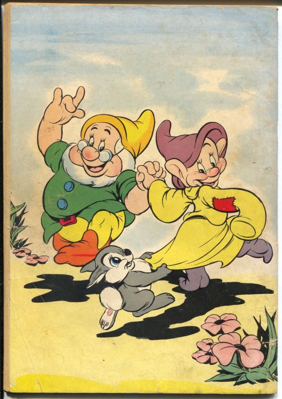 Thumper Meets The Seven Dwarfs-Four Color Comics #19 1943-Dell-Walt Disney-VG- 