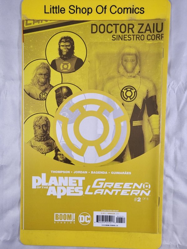 Planet of the Apes Green Lantern #2 Action Figure Variant 2017 Boom! Studios