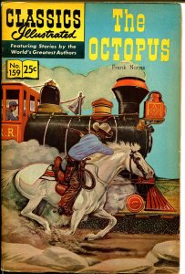 Classics Illustrated #159 1967-Gilberton-The Octopus-Norris-HRN 166-FN-