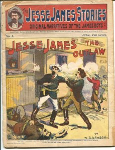 Jesse James Stories #1 12/1938-reprints 1901-W.B. Lawson-1st issue-FR