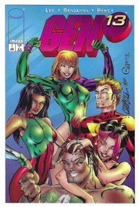 Gen 13 #-1 (1997) FIRST PRINT J. SCOTT CAMPBELL COVER